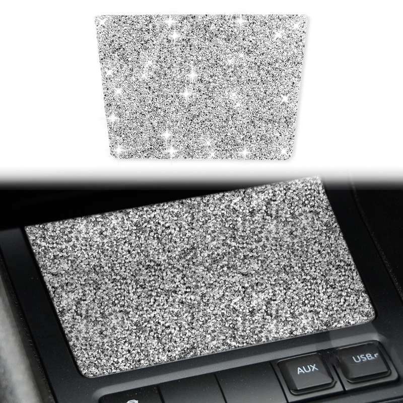 Car Ashtray Panel Diamond Decoration Cover Sticker for Volkswagen Golf 6 2008-2012, Left and Right D