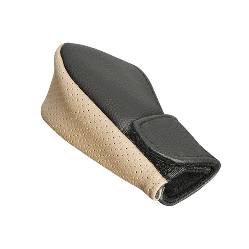Universal Car PU Leather Gear Shift Knob Protective Cover (Black)