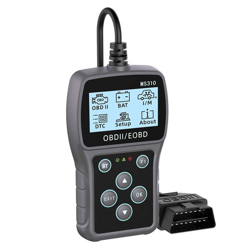 MS310 LCD Screen Car Battery Tester ODB2 Fault Detector