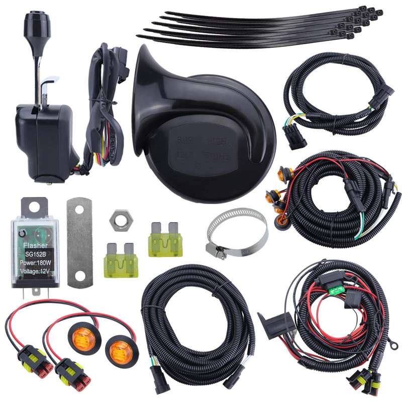 CP-5221 UTV Turn Signal Kit with Horn, Plug and Play Street Legal with Column Turn Switch and 105, A