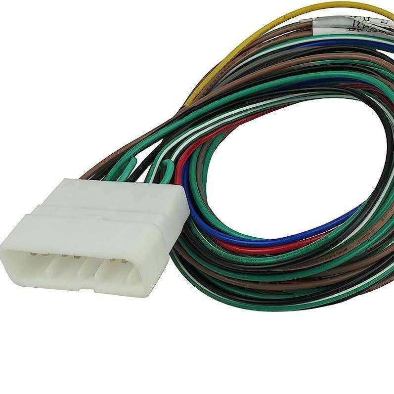 Radio Wiring Harness Stereo Connector with Amplifier Bypass for LEXUS IS300 2001-2005 (White)