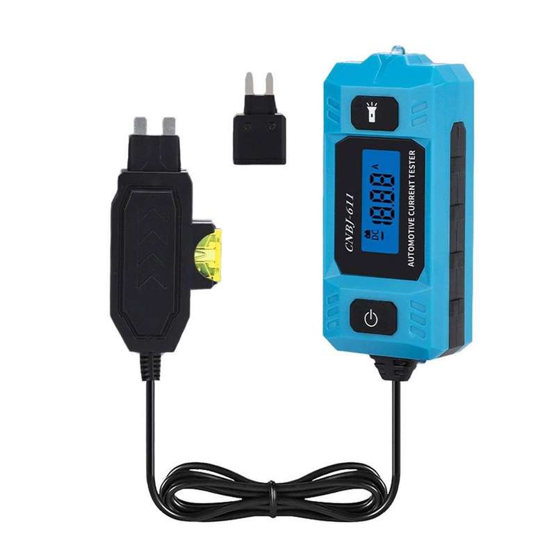 CNBJ-611 Automotive LED Blade Fuse Current Tester (Blue)