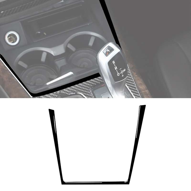 Car Right Drive Water Cup Holder Decorative Sticker for BMW E70 X5 / E71 X6 2009-2013(Black)
