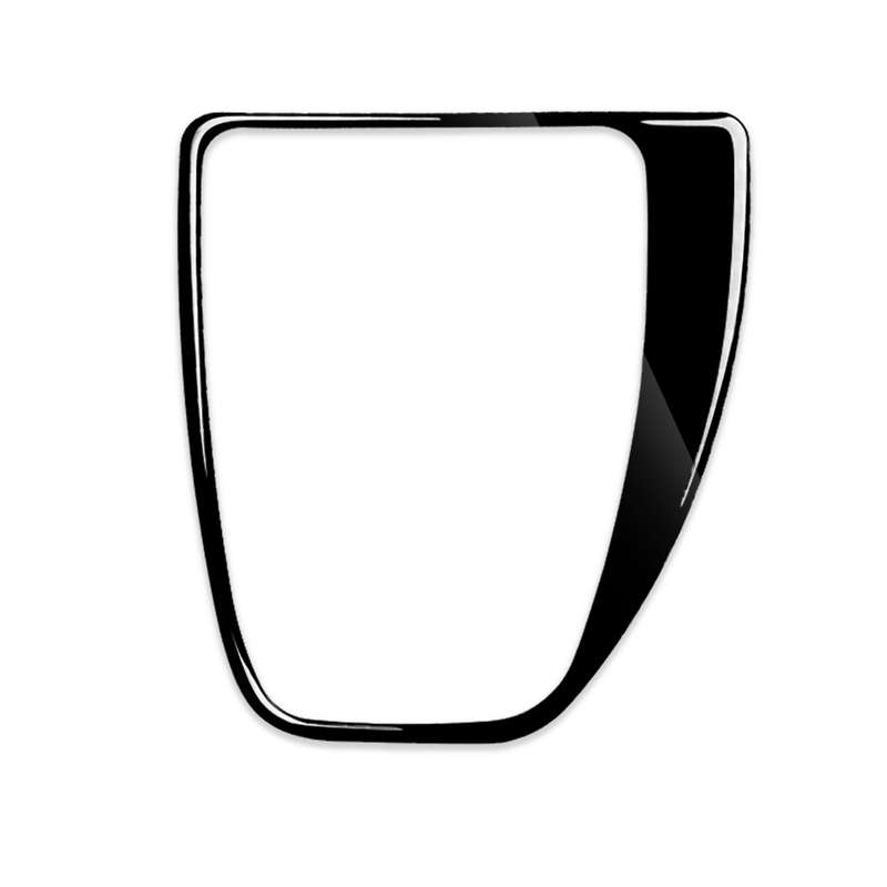 Car Right Drive Gear Panel Decorative Sticker for BMW Series 5 E60 2008-2010(Black)