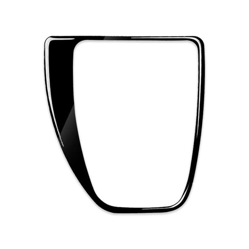 Car Left Drive Gear Panel Decorative Sticker for BMW Series 5 E60 2008-2010(Black)
