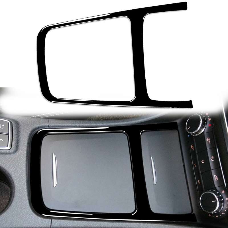 Car Central Control Storage Box Frame Decorative Sticker For Mercedes-Benz A-class 2013-2018 / CLA 2