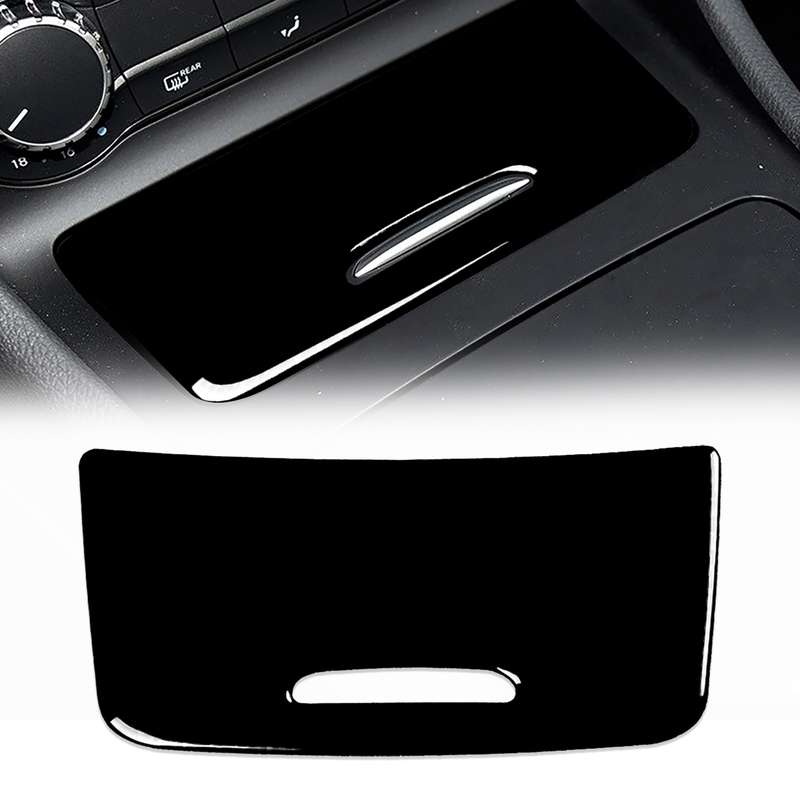 Car Central Storage Box Cover Decorative Sticker For Mercedes-Benz A-class 2013-2018 / CLA 2013-2017