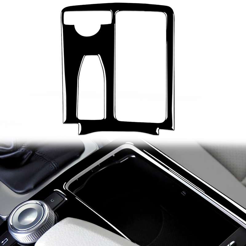 Car Left Drive Central Gear Panel Decorative Sticker For Mercedes-Benz C-class E-class W204 2007-201