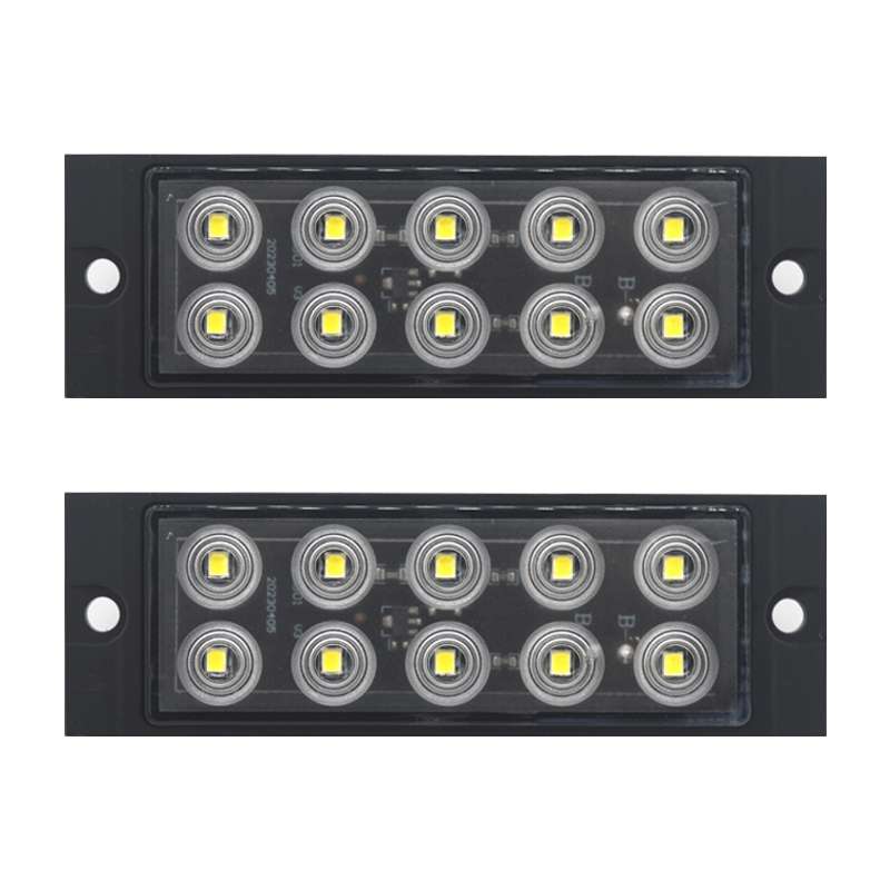 2pcs Car / Truck 10LEDs Side Marker Indicator Lights Bulb Lamp (Orange)