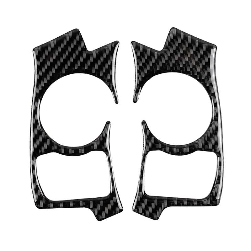 Car Carbon Fiber Steering Wheel Button Decorative Sticker for Lexus IS250 NX200 200t 300h 2013-2020,