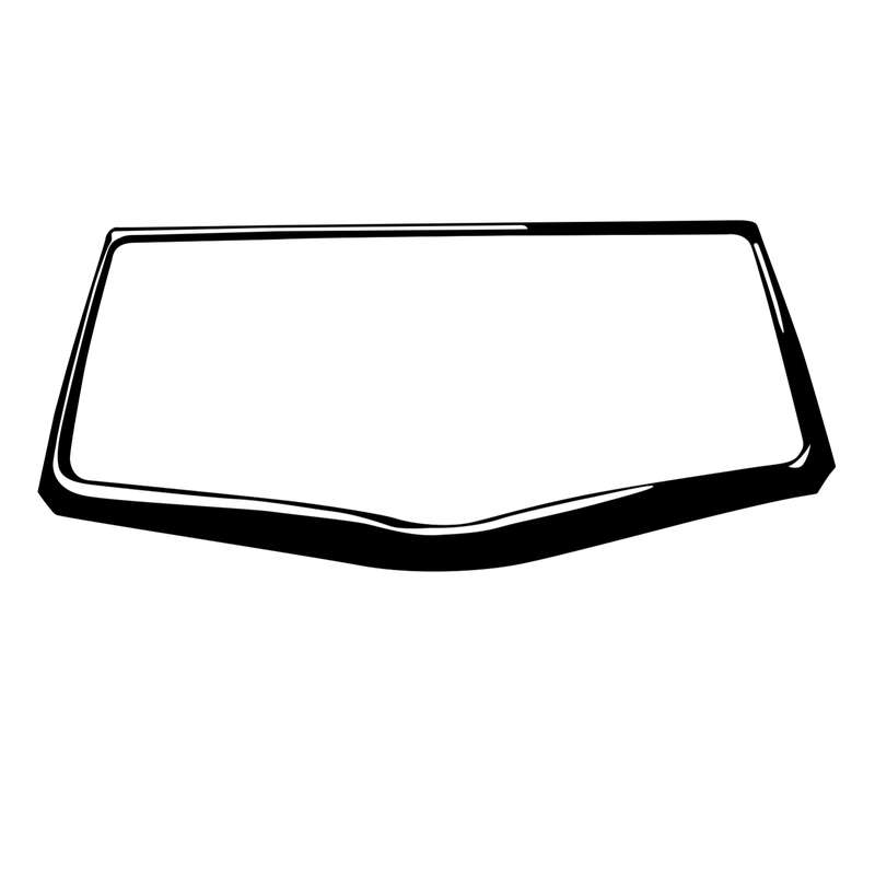 For Nissan 370Z Z34 2009- Car Multimedia Navigation Button Panel Decorative Sticker, Left and Right