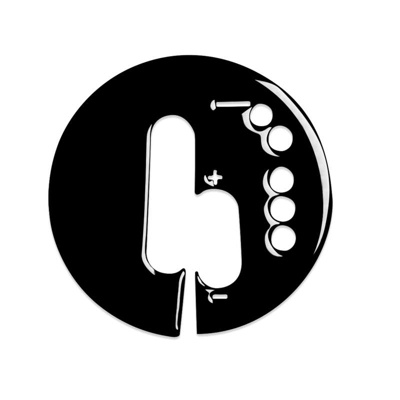For Nissan 370Z Z34 2009- Car Automatic Transmission Panel Decorative Sticker, Right Drive (Black)