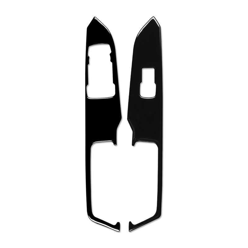 For Ford Mustang 2015-2020 Car Window Lift Decorative Sticker, Left Drive (Black)