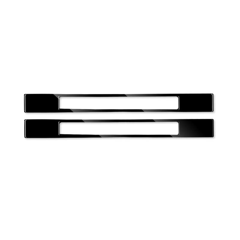 For Ford Mustang 2015-2020 Car Threshold Decorative Sticker, Left and Right Drive Universal (Black)