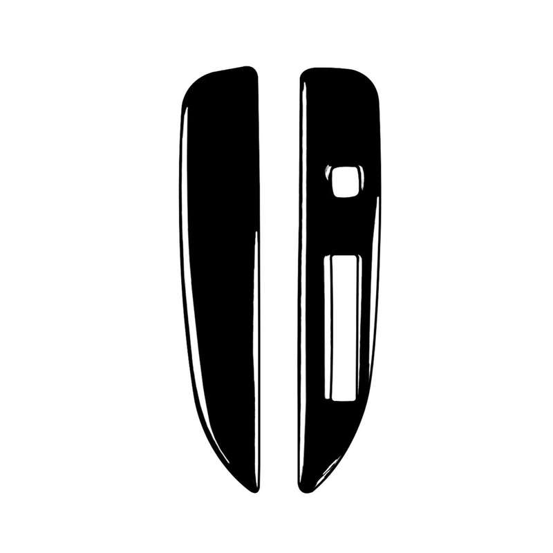 For Ford Mustang 2015-2020 Car Shifter Paddle Decorative Sticker, Right Drive (Black)