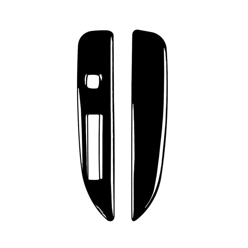For Ford Mustang 2015-2020 Car Shifter Paddle Decorative Sticker, Left Drive (Black)
