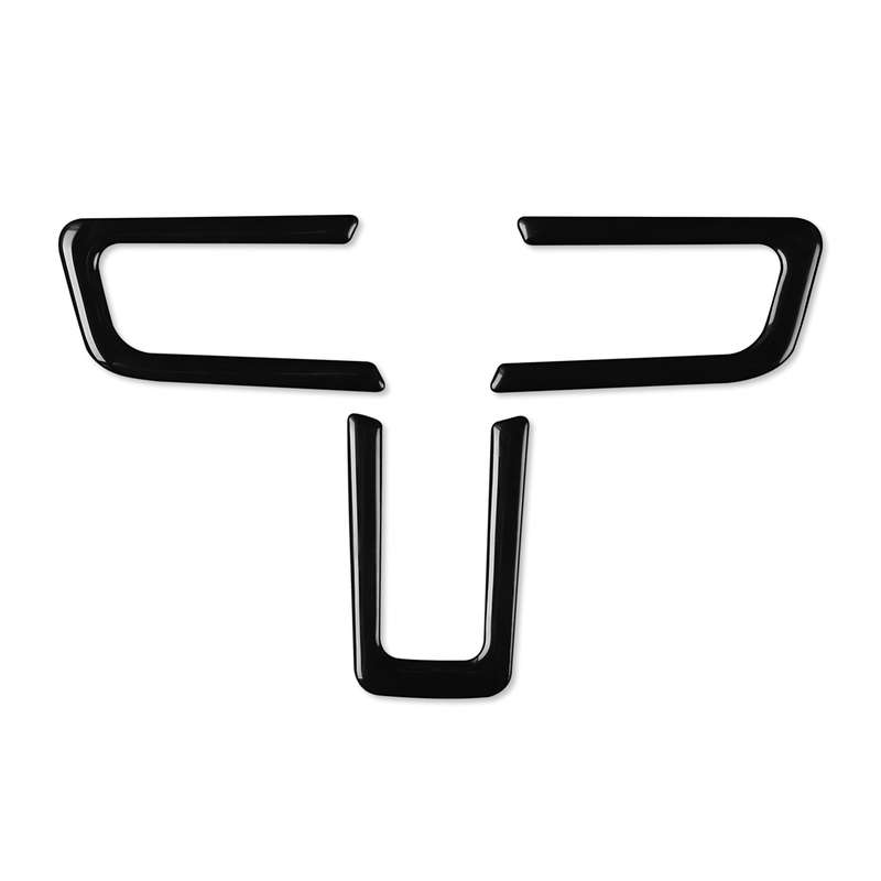 For Ford Mustang 2015-2020 Car Steering Wheel Button Frame Decorative Sticker, Left and Right Drive