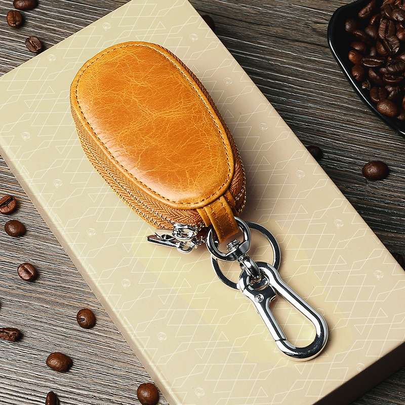 TP-9006 Double-deck Multi-function Car Key Bag(Coffee)