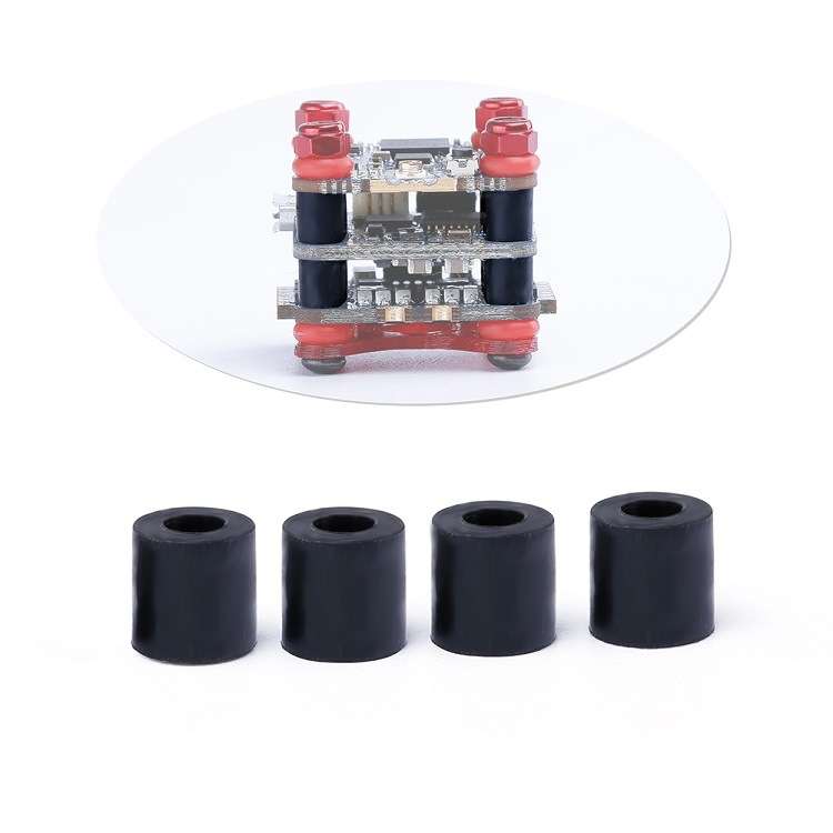 5 Packs / 100pcs iFlight M2 4mm Damping Standoff 16x16 Flytower Shock Absorber Rubber Column Separat