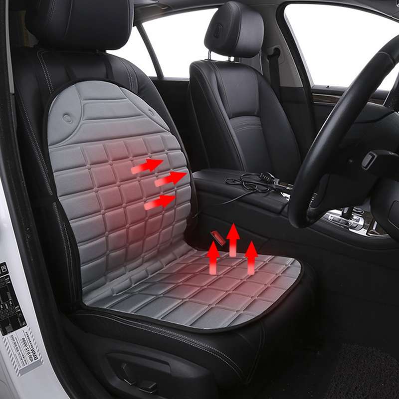 12V Heated Car Seat Cushion Cover Seat Heater Warmer Winter Car Cushion Car Driver Heated Seat Cushi