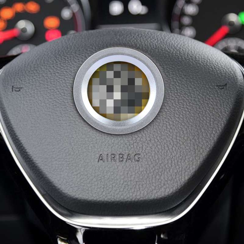 Car Aluminum Steering Wheel Decoration Ring For Cadillac(Gold)