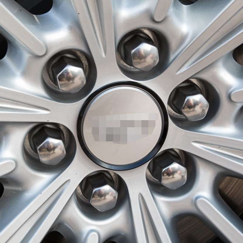 4 PCS Car Aluminum Wheel Hub Deroration Ring For Cadillac(Gold)