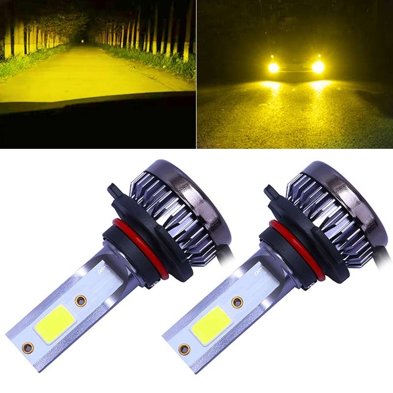 2 PCS 9005 DC9-36V / 36W / 8000K / 6000LM IP68 Car / Motorcycle Mini COB LED Headlight Lamps / Fog L