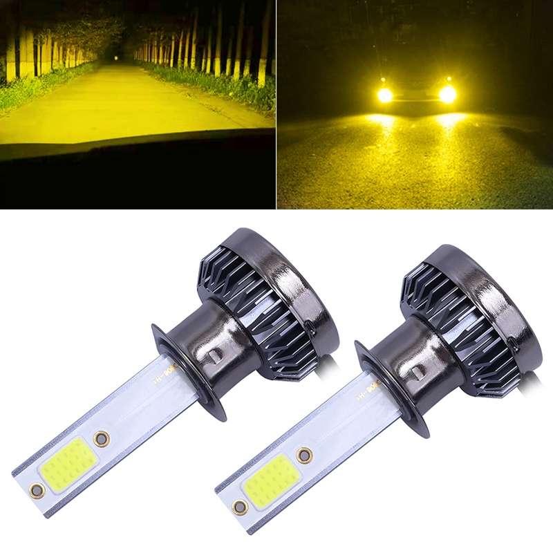 2 PCS H1 DC9-36V / 36W / 8000K / 6000LM IP68 Car / Motorcycle Mini COB LED Headlight Lamps / Fog Lig