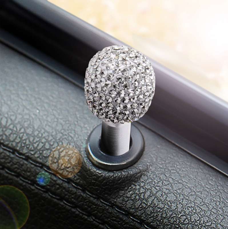 Crystal Car Aluminium Alloy Door Lock Modified Decoration (Colour)