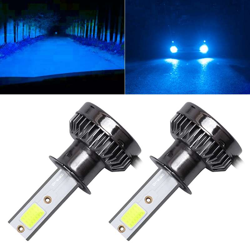 2 PCS H3 DC9-36V / 36W / 8000K / 6000LM IP68 Car / Motorcycle Mini COB LED Headlight Lamps / Fog Lig