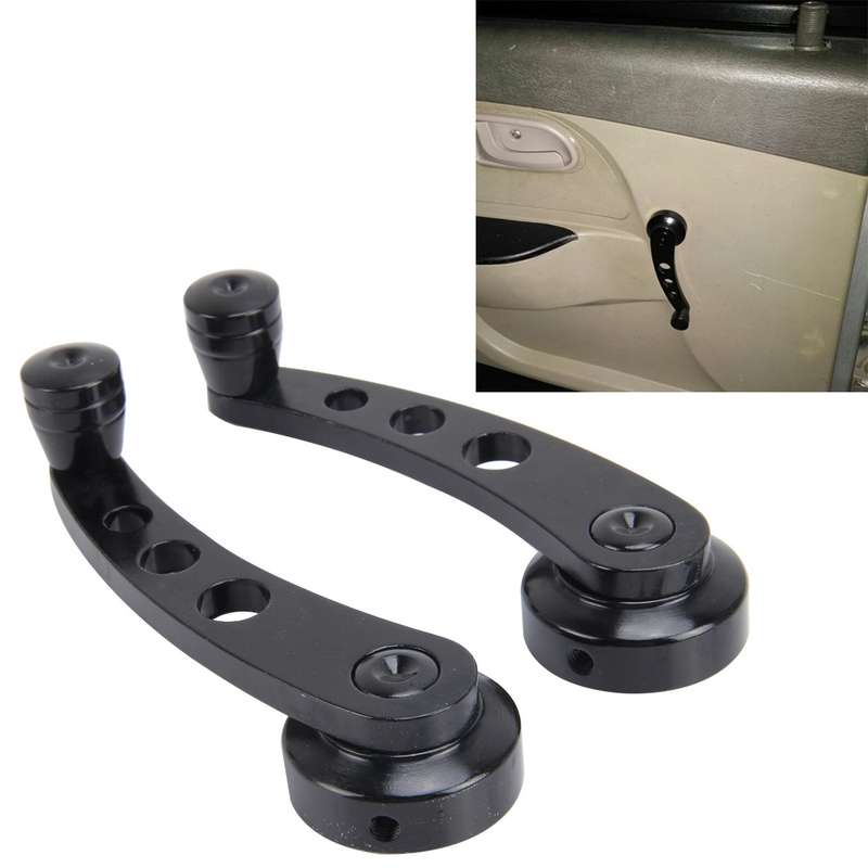 1 Pair Universal Car Wagon Door Window Crank Handle Winder Manual Door Crank Handle Window Winders(