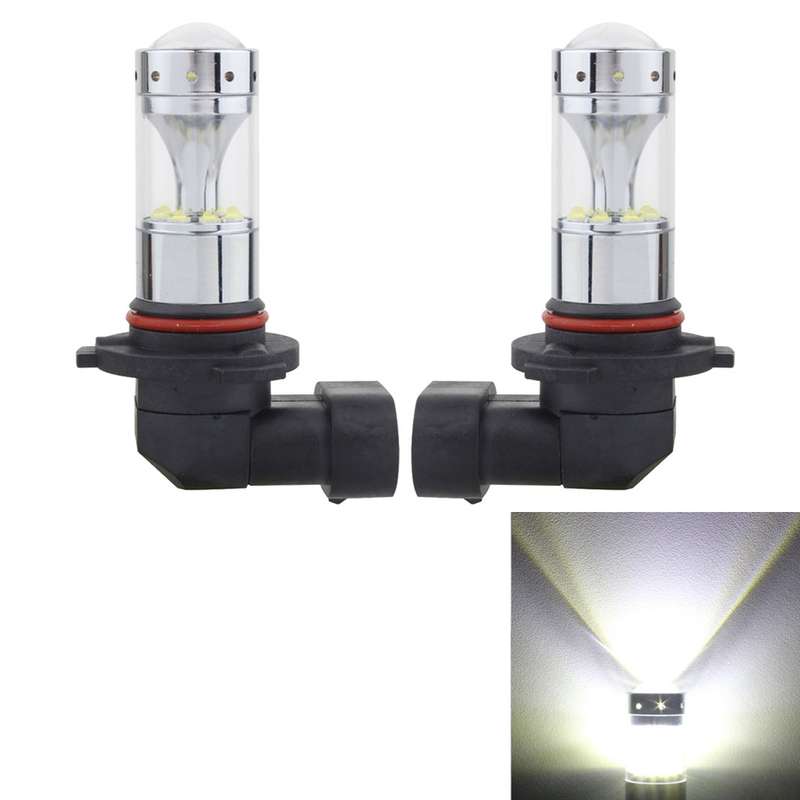 2 PCS 9005 60W 1200 LM 6000K Car Fog Lights with 12 XB-D LED Lamps, DC 12V(White Light)