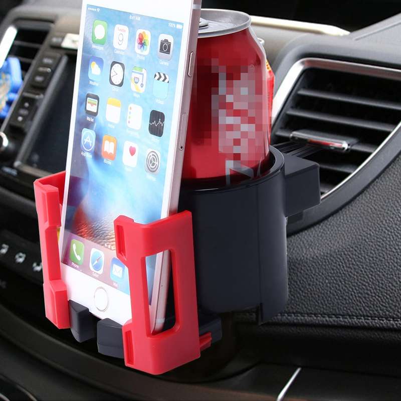 SHUNWEI SD-1026 Car Auto Multi-functional ABS Air Vent Drink Holder Bottle Cup Holder Phone Holder M