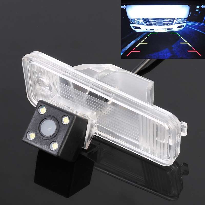 656x492 Effective Pixel HD Waterproof 4 LED Night Vision Wide Angle Car Rear View Backup Reverse Cam