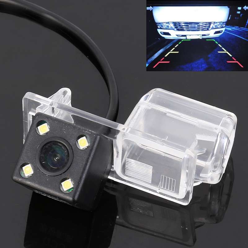 656x492 Effective Pixel HD Waterproof 4 LED Night Vision Wide Angle Car Rear View Backup Reverse Cam