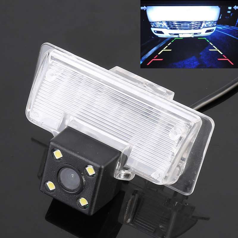 656x492 Effective Pixel HD Waterproof 4 LED Night Vision Wide Angle Car Rear View Backup Reverse Cam