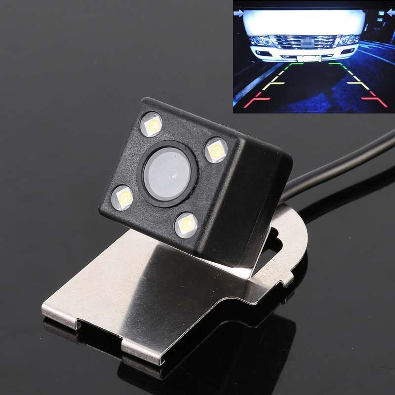 656x492 Effective Pixel HD Waterproof 4 LED Night Vision Wide Angle Car Rear View Backup Reverse Cam