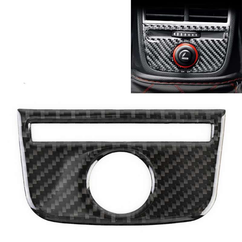 Car Carbon Fiber Rear Air Outlet Decorative Panel for Audi A3 2014-2018
