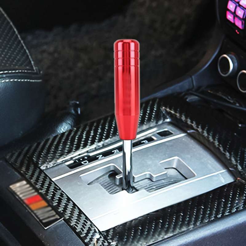Universal Long Strip Shape Car Gear Shift Knob Modified Shifter Lever Knob, Length: 13cm(Black)