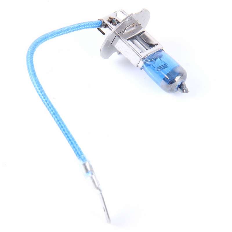 2 PCS H3 Halogen Head Lamp 12V 100W 2400 LM 5000K Warm White Light
