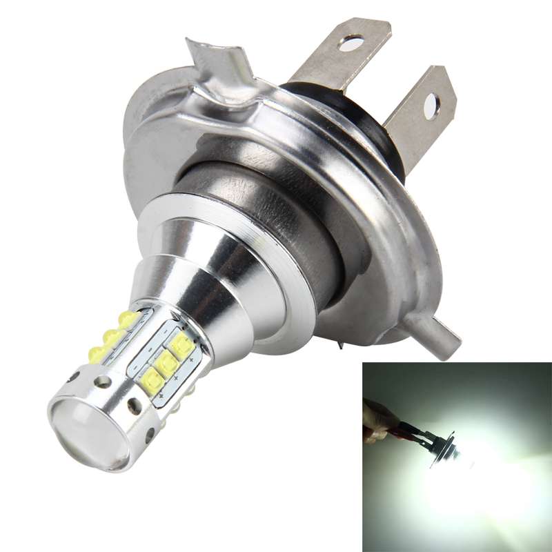 H4 50W 500 LM 6000K Car Fog Light with 16 Lamps, DC 12V-24V(White Light)