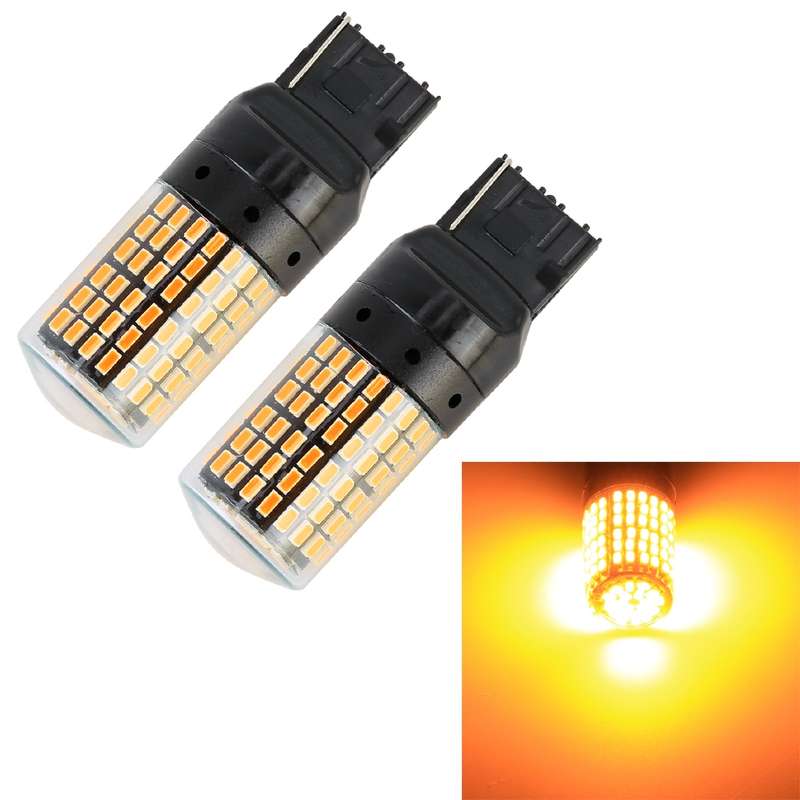 2 PCS T20 / 7440 DC12V / 18W / 1080LM Car Auto Turn Lights with SMD-3014 Lamps (Red Light)