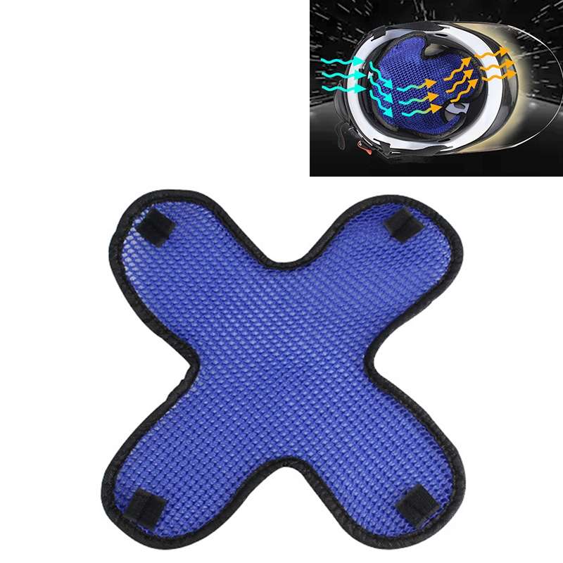 Motorcycle Helmet 3D Honeycomb Mesh Mat Heat-proof Breathable Pad(Black)