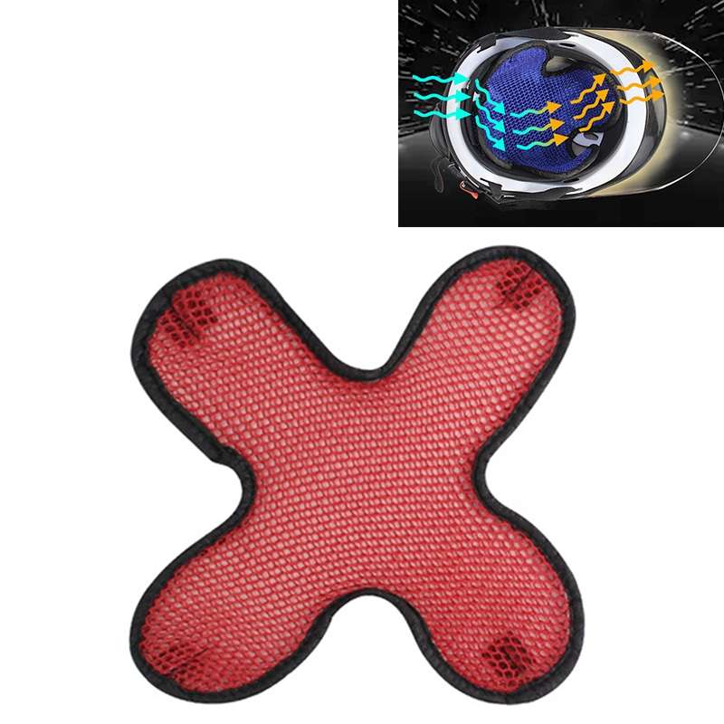 Motorcycle Helmet 3D Honeycomb Mesh Mat Heat-proof Breathable Pad(Black)