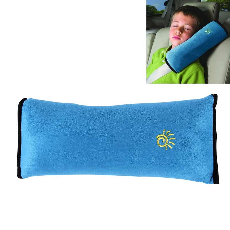 2 PCS Children Baby Safety Strap Soft Headrest Neck Support Pillow Shoulder Pad for Car Safety Seatb