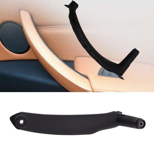 Car Interior Right Handle Inner Door Armrest Panel Pull 51416969402 for BMW X5 / X6, Left Drive(Blac