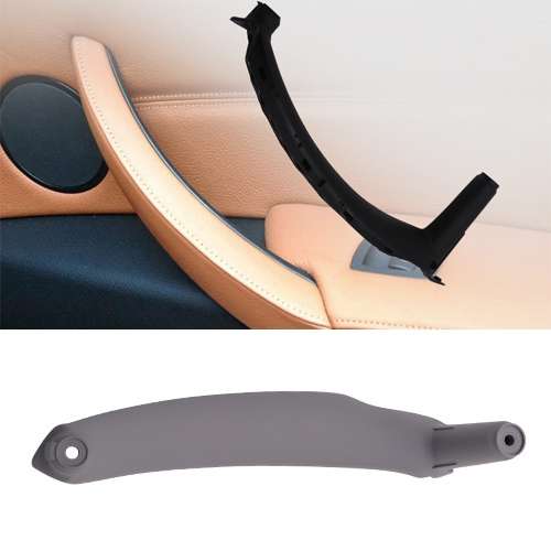 Car Interior Left Handle Inner Door Armrest Panel Pull 51416969401 for BMW X5 / X6, Left Drive(Black