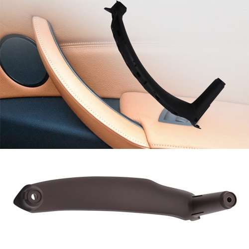Car Interior Left Handle Inner Door Armrest Panel Pull 51416969401 for BMW X5 / X6, Left Drive(Black