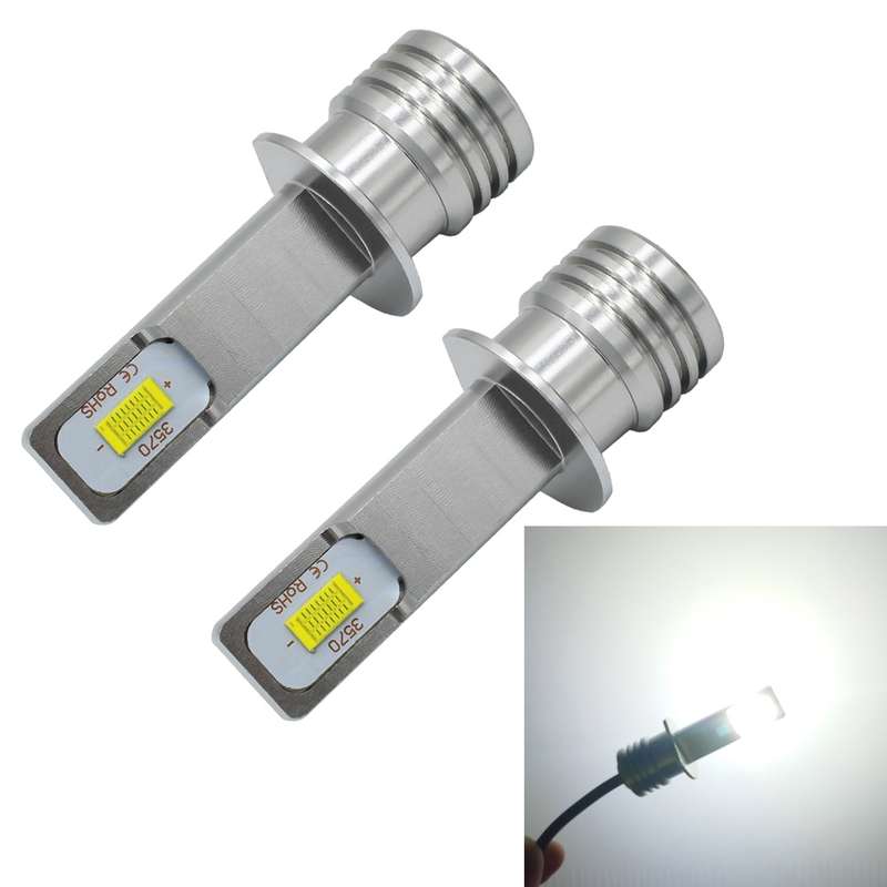 2 PCS H1 72W 1000LM 6000-6500K Super Bright Car Fog Light LED Bulbs, DC 12-24V(Yellow Light)
