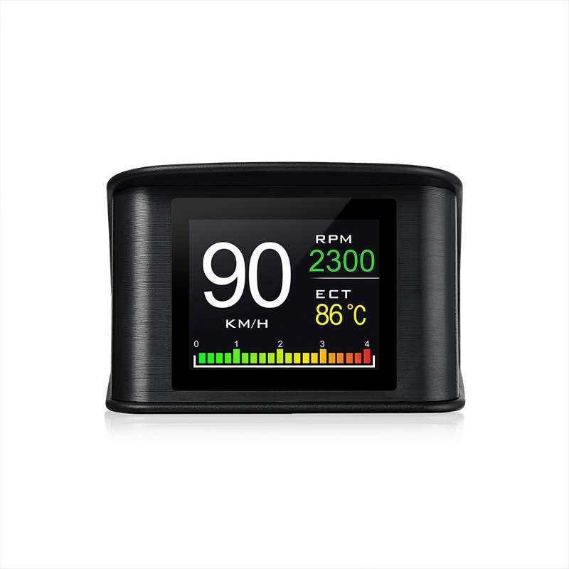 P10 HUD 2.2 inch Car OBD2 Smart Digital Meter with TFT LCD Multi-color, Speed & RPM & Water Temperat